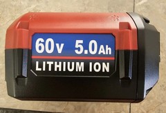 Lithium Rechargeable Battery 60v 5.0 Ah Toro L108 Missing Handle