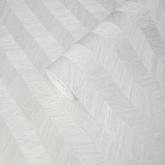Contemporary Modern Herringbone white faux wood textured Striped wallpaper rolls