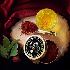 Golden Saffron, Finest Pure Premium All Red Saffron Threads, Grade A+