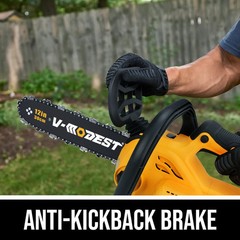 Fit DEWALT 20V MAX Battery Brushless 12 in. Compact Cordless Chainsaw w/2 chains