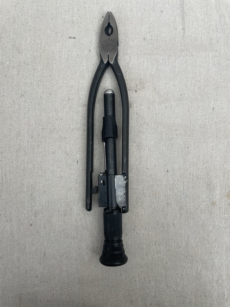 Milbar 41W Reversible Safety Wire Pliers, Black Steel, 9 in, 1.5in W x 1in H