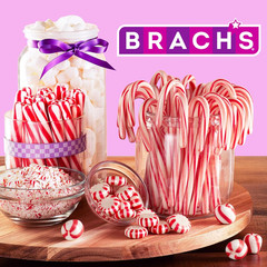 Bobs Sweet Stripes Soft Peppermint Candy, 160 Individually-Wrapped Pieces, 28 Ou