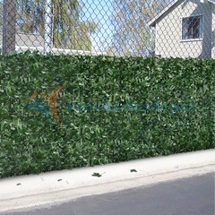 39in 58in Artificial Hedge Faux Ivy Leaves Privacy Fence Screen Panel Wall Decor