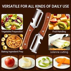 3 in 1 Multi-Functional Vegetable Peeler for Kitchen Stainless Steel Peeler