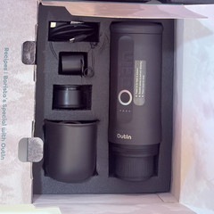 OUTIN Nano Portable Espresso Machine Rechargeable 3-min-Heat Travel Camping