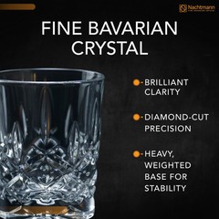 Nachtmann Noblesse Crystal Shot Glass, Set of 4, 2.4 Inches Tall – Clear
