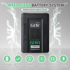 For Greenworks Pro 60V Max 5.0Ah Lithium-ion Battery LB60A03 LB60A04 LB60A00 New