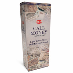 Incense Sticks HEM Call Money 120ct 6 Pack Box Hand-Rolled in India