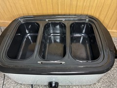 Rival 16-Quart Roaster Oven 150° to 450° F Temperature Control + 3 Compartments