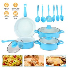 13Pcs Pots and Pans Set Nonstick Cookware Sets Non Stick Induction Cooking Set