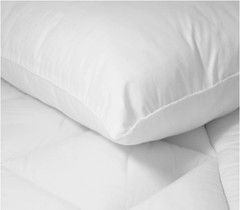 (2 pack) Mainstays Comfort Complete Bed Pillow, Standard/Queen