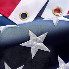 US American Flag Heavy Duty Luxury Embroidered Stars Sewn Stripes Grommets Nylon