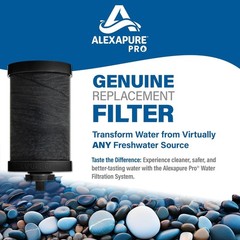 Genuine Alexapure PRO 2387 Replacement Water Filter 1 Filter Pack Black