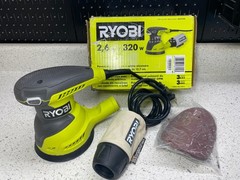 Ryobi RS290G 2.6A Corded 5″ Random Orbital Sander with Dust Bag- Free Shipping !