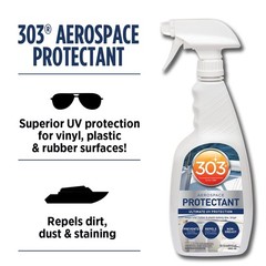 303 Products Marine Aerospace Protectant Spray UV Protection for Boat Vinyl &