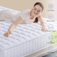 MLILY EGO Copper Gel Memory Foam Mattress 12″ Cal King & Twin XL Bed in Box