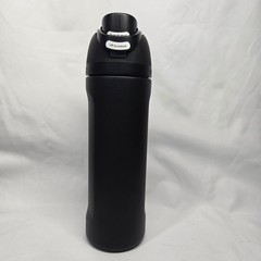 Owala FreeSip Water Bottle 24oz Black Insulated Stainless Steel Gym Travel NEW