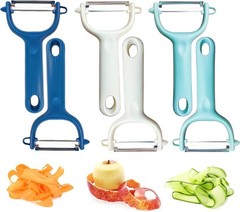2-Pack Vegetable Peeler for Kitchen，Y Peeler Stainless Steel Potato Peeler