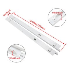 Left+Right Pan Hanger Slide Rail For Refrigerator Frigidaire 240530601 240530701