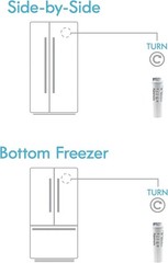US Stock 2PK Replacement Refrigerator Kenmore Water Filter Kenmore 9084 46-9084