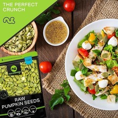 Nut Cravings – Raw Pumpkin Seeds Pepitas, Unsalted, Shelled, (80oz – 5 LB)…