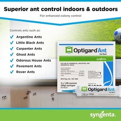 4 Tubes Optigard Ant Bait Gel Pest Control 100% Authentic Authorized By Syngenta