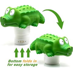 Chlorine Floater Alligator Model Floating Pool Chlorine Dispenser For Pools/Spa