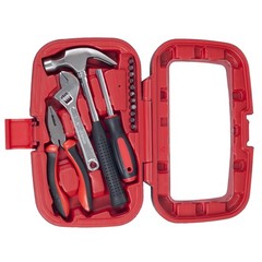 Best 15-Piece Tool Set – Household Kit with Hammer Multi-Bit Screwdriver Set