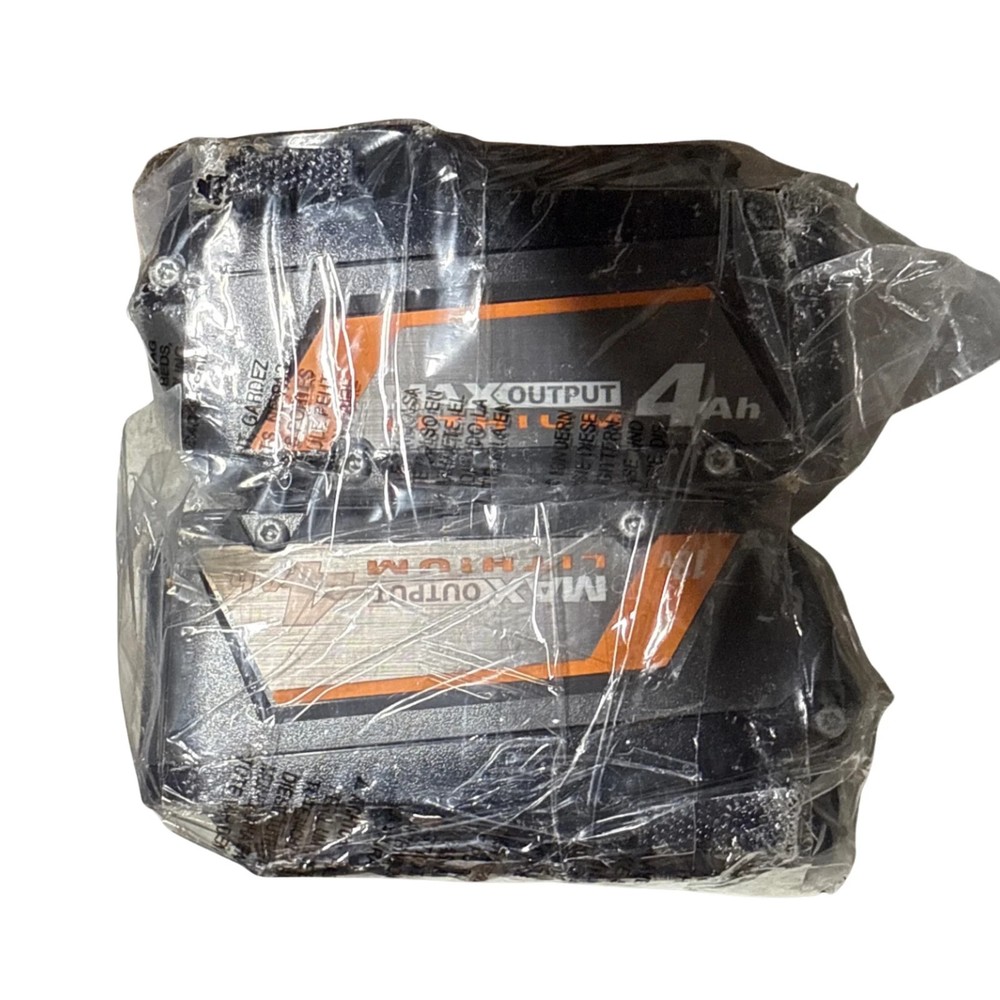 2-Pack RIDGID 18V 4.0Ah MAX Output Lithium Battery NEW
