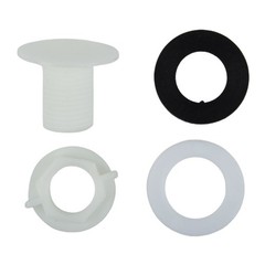Slip-Proof Kitchen Sink Hole Cover for Faucet with Rubber and Plastic Material