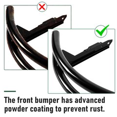 2-Bar Front Bumper Guard Lawn Protection W/ Stickers For John Deere 100 Series