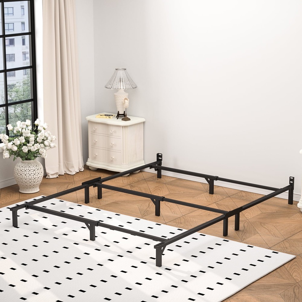 Mainstays Ardent 7″ King Metal Bed Frame. Adult. Easy to Assemble.No Tools