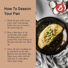 De Buyer Mineral B Pro Carbon Steel Omelette Pan – 9.5 Diameter 7.7 Cooking