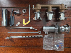Kohler 2-Handle Chrome Wide-Spread 3-Hole Lavatory Faucet Assembly