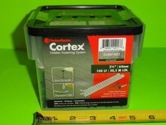 224ct FastenMaster Cortex 2-1/2″ ISLAND MIST Torx Ttap Trex Hidden Deck Screws