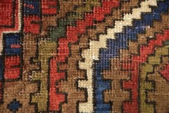 Vibrant Tribal Area Rug 4×6 Handmade Wool Geometric Pattern Carpet for Any Room