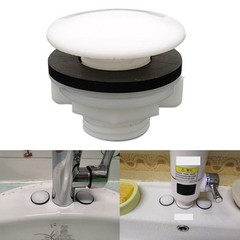 Slip-Proof Kitchen Sink Hole Cover for Faucet with Rubber and Plastic Material