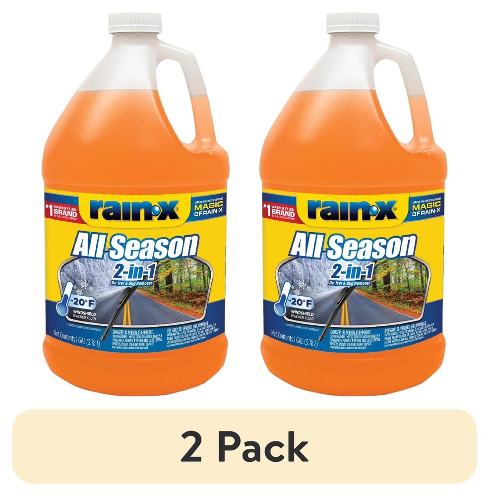 Rain-X All Season 2-in-1 Windshield Washer Fluid 2 pack