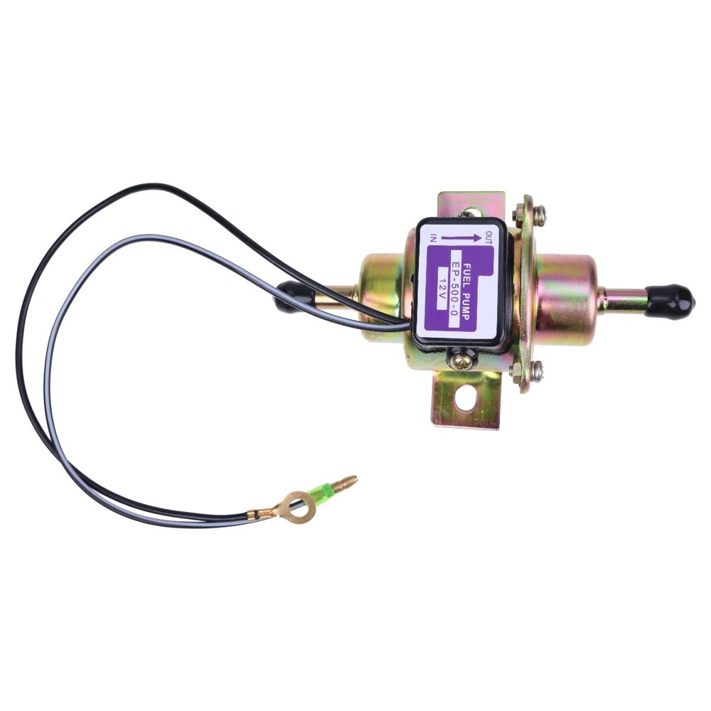 Universal 12V Low Pressure Gas Electric Fuel Pump EP-500-0 1/4 Tubing 3-5 PSI
