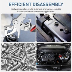 NEW Duty Auto Clip Remover Pliers Trim Panel Fastener Rivet Disassembly Tool