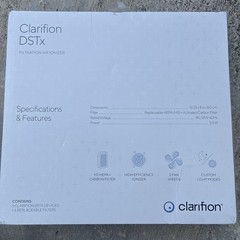 Clarifion DSTx Filtration Air Ionizers (6pk Replaceable Filter(6) New Free-whip