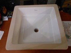 Porcher Marquee Undercounter Lavatory Large Square Sink 12040-00.001 ( DN6292)