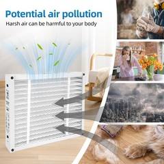 X6673 Air Filter Compatible with Lennox X6673 HCF20-11,FC100A1037 MERV 11 AC …