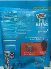 Skippy PB Bites Girl Scouts chocolate peanut butter 5.5 oz Bag