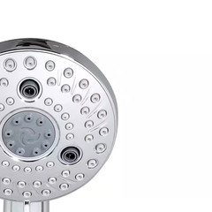 Lavmere 7-Spray 4.2 In. Single Wall Mount Handheld Adjustable Shower Head 1.8 GP