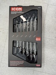 ICON WRRM-6 Professional Large Reversible Ratcheting Wrench Set 57992 New