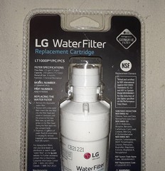 One Sealed Genuine LG Water Filter Replacement Cartidge # LT1000P/PC NSF/ANSI 53