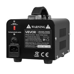 VEVOR Voltage Converter Transformer 500VA Step Up/Down 110V to 220V/220V to 110V