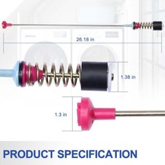 For Samsung WA50R5200AW/US WA50R5400AV/US WA50T5300AC Washer Suspension Rod Kit