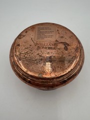 Williams Sonoma Hammered Copper Butter Keeper Round